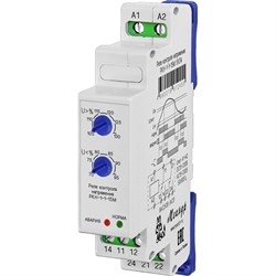 Реле контроля напряжения Меандр РКН-1-1-15М - фото 15898423