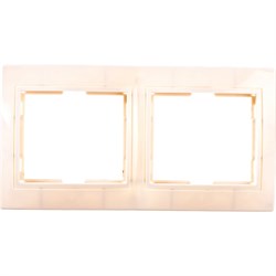 Двухместная горизонтальная рамка Generica КВАРТА - фото 15933894