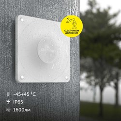 Настенный уличный влагостойкий вандалоустойчивый светодиодный светильник для сада и дачи Geniled 8221 08221 - фото 15934706