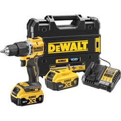 Аккумуляторная ударная дрель шуруповерт DeWALT DCD100YP2T - фото 15935859