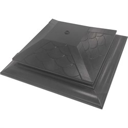 Колпак на столб забора под фонарь ООО ТК "ТИТАН" Тетто Элит Чешуя - фото 15944145