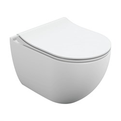 Подвесной унитаз Cersanit BRASKO SMART CLEAN ON DPL EO SLIM LP - фото 15948214