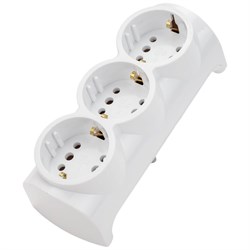 Трехместная розетка SVET РВ16-7132 - фото 15989345