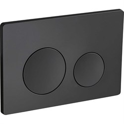 Кнопка слива RGW черный, двойной смыв SWH-07B - фото 15991106