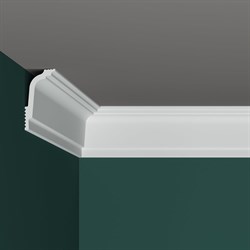 Потолочный плинтус для натяжных потолков ПраймДекор XPS профиль N-80 длина 2м - фото 15994648