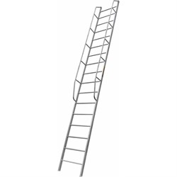 Приставная односекционная лестница MEGAL ЛПА-6х0.75 - фото 16000819