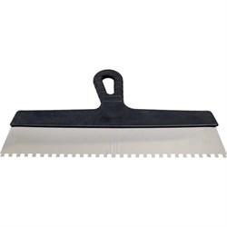 Зубчатый нержавеющий шпатель ЧЕГЛОК 13-03-356 - фото 16035236