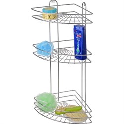 Трехсекционная угловая полка в ванную EUROHOUSE 14324 - фото 16055860