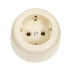 Пластиковая розетка Interior Electric серии "вектор" - фото 16059484