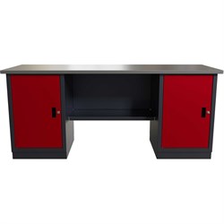 Слесарный двухтумбовый верстак IRONMEBEL worky wk-0/wk-0 - фото 16063607