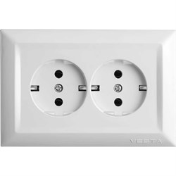 Двойная розетка Metronex Roma - фото 16070665