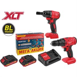 Набор аккумуляторного инструмента WORTEX 1329368 - фото 16074303