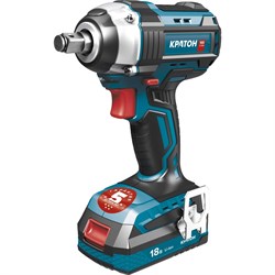 Аккумуляторный ударный бесщеточный гайковерт Кратон BIW18CD-300N-OFA SET - фото 16085598