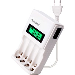 Зарядное устройство для NI-MH аккумуляторных батареек AA/AAA Космос KOC505 - фото 16088740