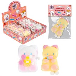 Игрушка-антистресс "КОШЕЧКА", 9х6 см, ассорти 2 вида, дисплей, JOLLY JOT (ДЖОЛЛИ ДЖОТ), 665782 - фото 16092106