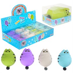 Игрушка-антистресс "КОТЕЙКА", 10 см, ассорти, 4 цвета, дисплей, JOLLY JOT (ДЖОЛЛИ ДЖОТ), 665791 - фото 16092110