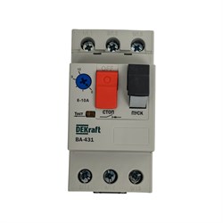 Автоматический выключатель защиты двигателя DEKraft ВА431 - фото 16092378