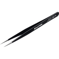 Антистатический антимагнитный прецизионный прямой пинцет KRAFTOOL 222125 - фото 16096786