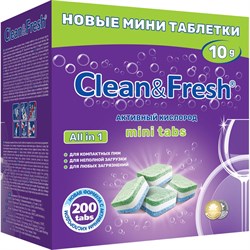 Таблетки для посудомоечных машин Clean&Fresh Cd13200m - фото 16141950