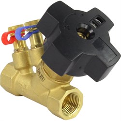 Латунный муфтовый балансировочный клапан DN.ru КБЛР-015-16 - фото 16146076