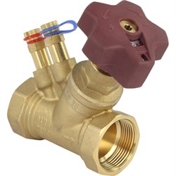 Усиленный латунный муфтовый балансировочный клапан DN.ru КБЛР-032-16 - фото 16146085