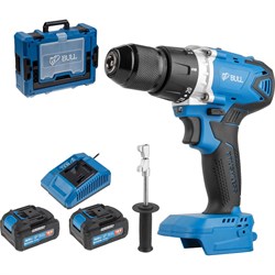 Бесщеточная аккумуляторная дрель-шуруповерт BULL SR 1802 Xcase XLTpro - фото 16147045