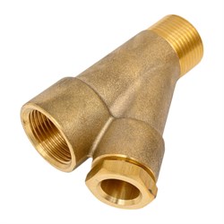 «косой» тройник для монтажа греющего кабеля внутри трубопровода IQWATT iq fitting sl 3/4’ - фото 16156138