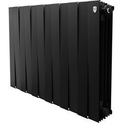 Биметаллический радиатор Royal Thermo PianoForte 500/Noir Sable 12 секций - фото 16165625