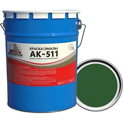 Эмаль Москвичка АК-511 зеленая, 25 кг - фото 16173181