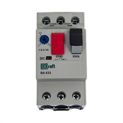 Автоматический выключатель защиты двигателя DEKraft ВА431 - фото 16204974