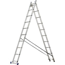 Двухсекционная алюминиевая лестница SMARTY SN011-210 - фото 16220369