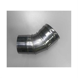 Одностенный отвод Ип Чечихин Е.С. 45гр. Д-115, Aisi-430, 0.8мм - фото 16235655