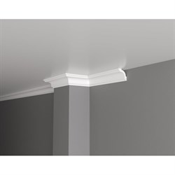 Ударопрочный влагостойкий потолочный карниз под покраску Decor-Dizayn DD42 - фото 16251252