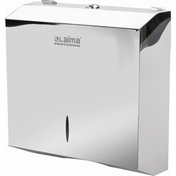 Зеркальный диспенсер для полотенец LAIMA PROFESSIONAL INOX H2 Interfold - фото 16255191