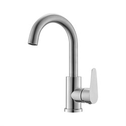 Смеситель для раковины/кухни OLIVE'S Olisan STEEL - фото 16290359