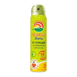 Детский аэрозоль от клещей и комаров БЭБИ ДЭТА 66731708 - фото 16291860