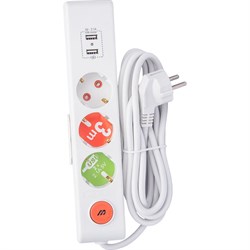 Розеточная колодка Mutlusan 001 175 350002 03 00 - фото 16311032