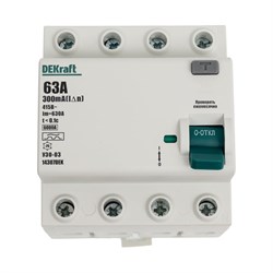 Устройство защитного отключения DEKraft узо-03 вдт - фото 16325417