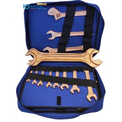 Набор рожковых двусторонних омедненных ключей Юртэкс НГД-5 - фото 16327540