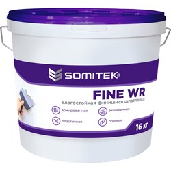 Влагостойкая финишная шпатлевка SOMITEK FINE WR - фото 16334271
