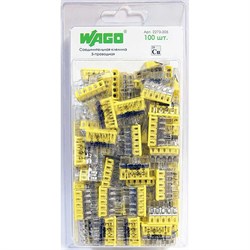 Пятипроводная соединительная клемма для быстрого монтажа WAGO 2273-205 - фото 16337390