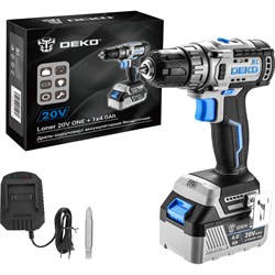 Аккумуляторная бесщеточная дрель шуруповерт DEKO Loner - фото 16360181