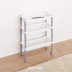 Узкая этажерка Полимербыт Флер - фото 16368592