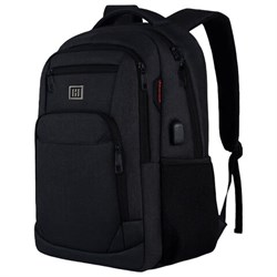 Рюкзак HEIKKI SECURE (ХЕЙКИ) универсальный, отделение для ноутбука, черный, 46x31x19 см, 273894 - фото 16371162