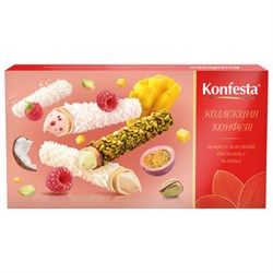 Конфеты глазированные KONFESTA, ассорти вкусов с манго, малиной, фисташкой, 150 г - фото 16371230