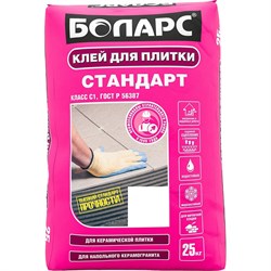 Клей для плитки БОЛАРС СТАНДАРТ - фото 16374550
