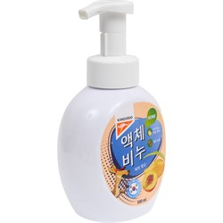 Жидкое мыло Kangaroo Home с ароматом персика и манго (пенка), 500 мл 770016 - фото 16379753