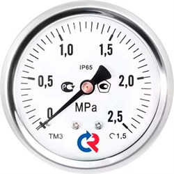 Виброустойчивый мановакуумметр РОСМА ТМВ-320Т.00 - фото 16403606