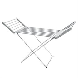 Сушилка для белья напольная, электрическая, раскладная, алюминиевая, три зоны сушки, нагрев 60 °С, LAIMA HOME, 700978 - фото 16416659