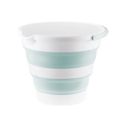 Складное ведро IDEA ФЛЕКС 10л Морская волна М - фото 16435156